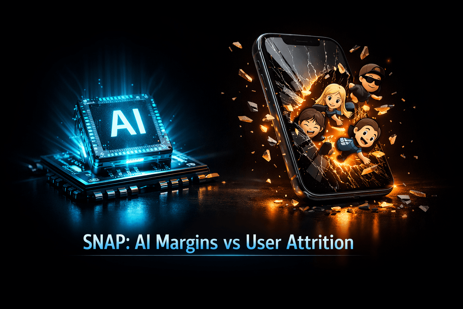 SNAP: AI Margins vs User Attrition