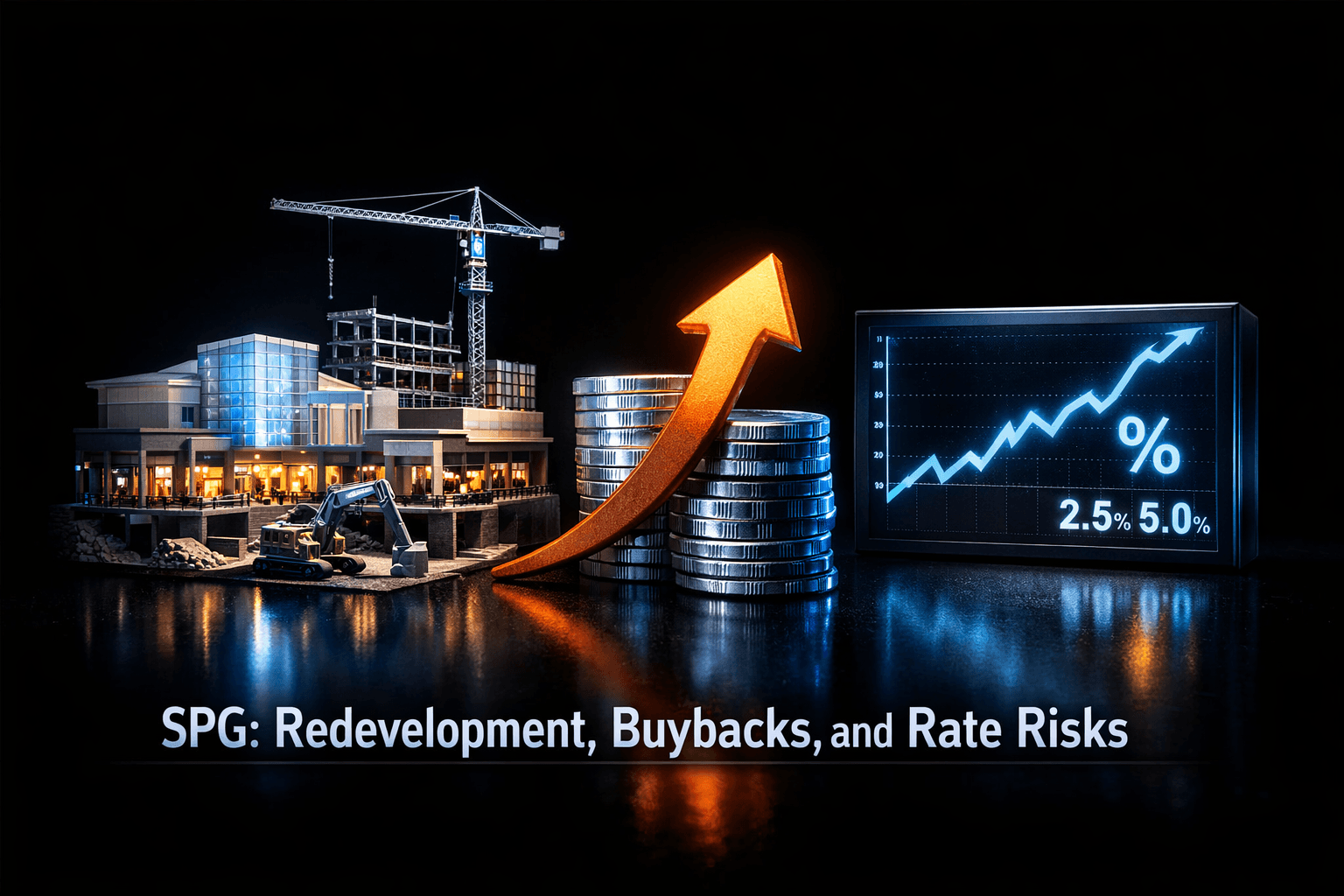 SPG: Redevelopment, Buybacks, and Rate Risks