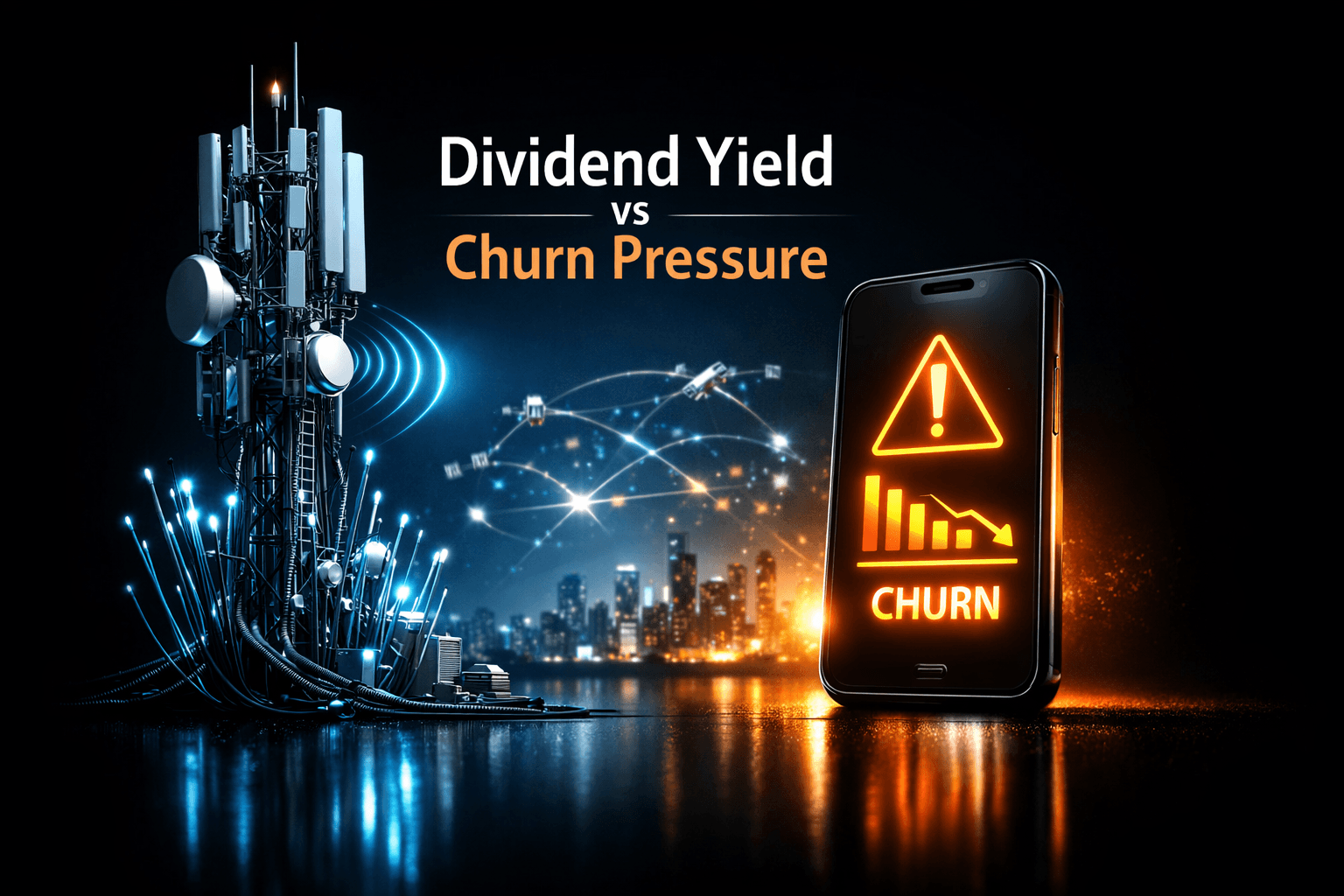 T: Dividend Yield vs Churn Pressure