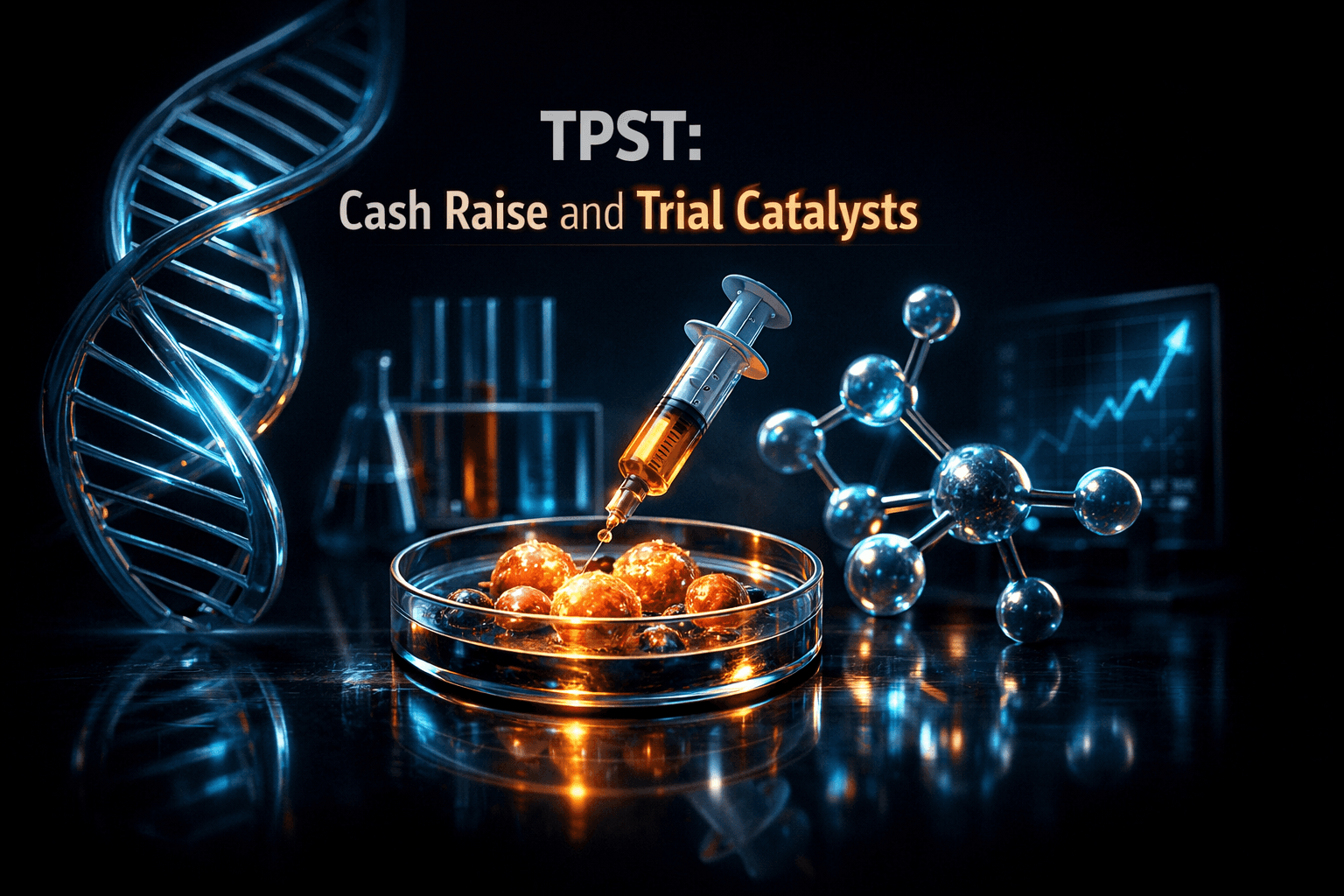 TPST: Cash Raise and Trial Catalysts