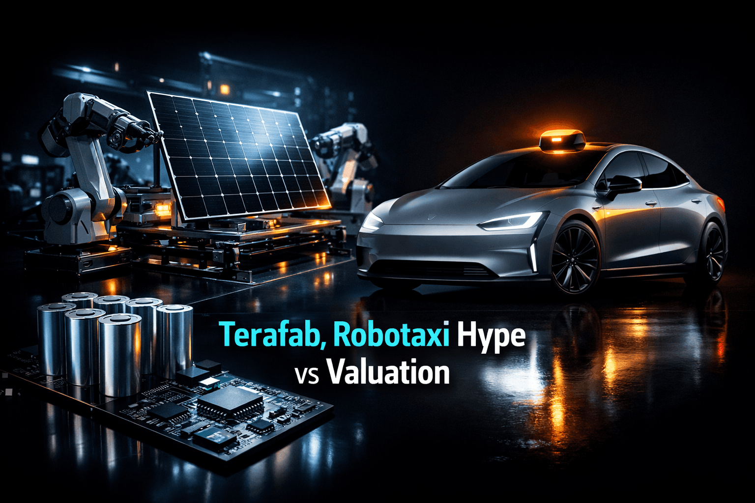 TSLA: Terafab, Robotaxi Hype vs Valuation