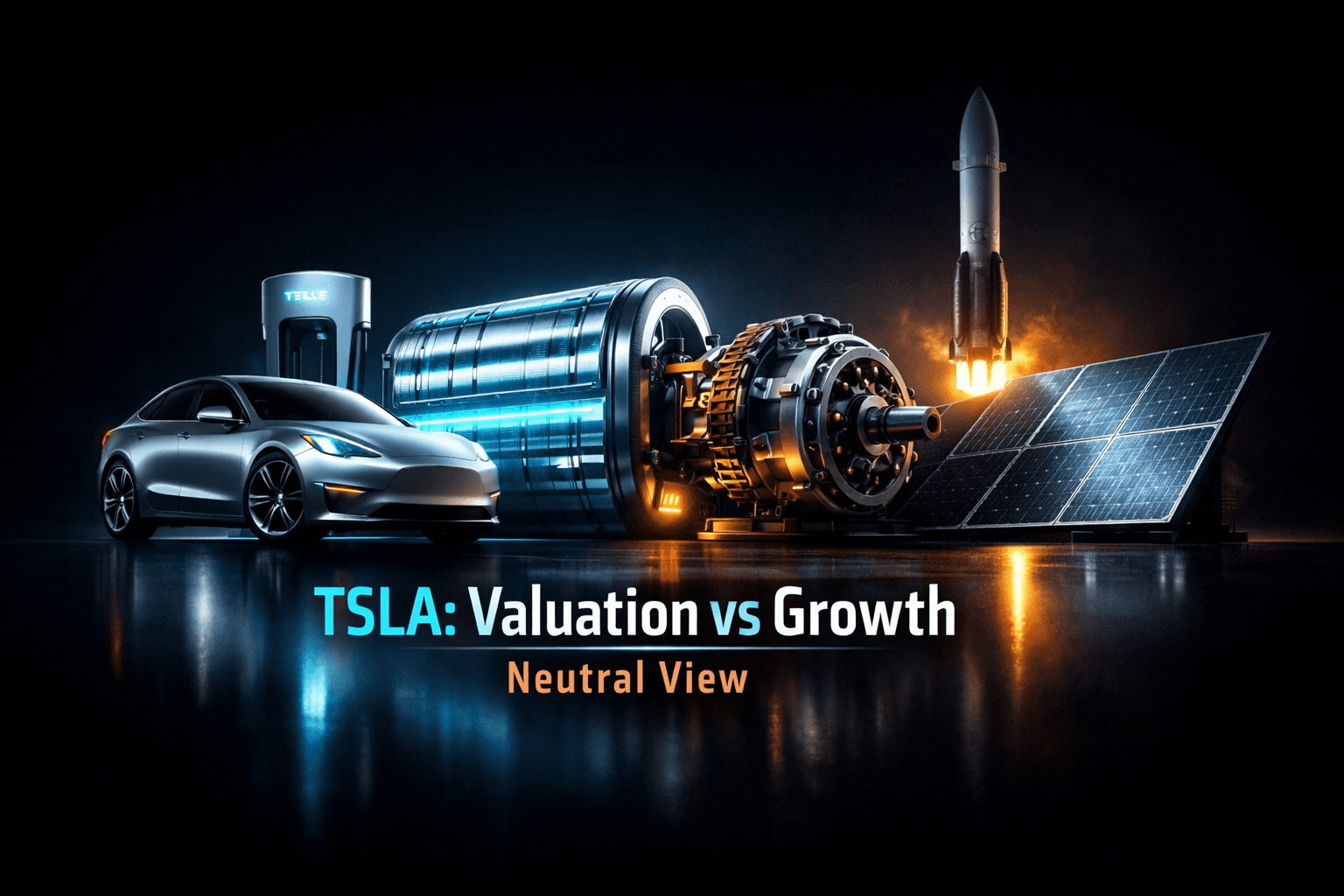 TSLA: Valuation vs Growth, Neutral View