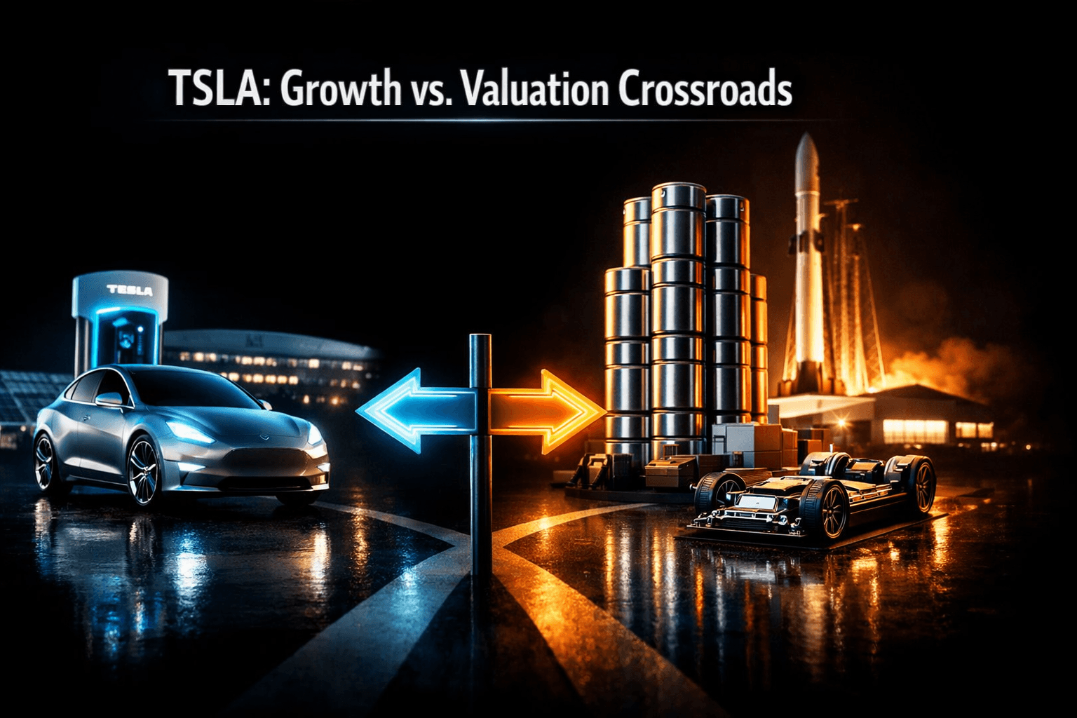 TSLA: Growth vs. Valuation Crossroads