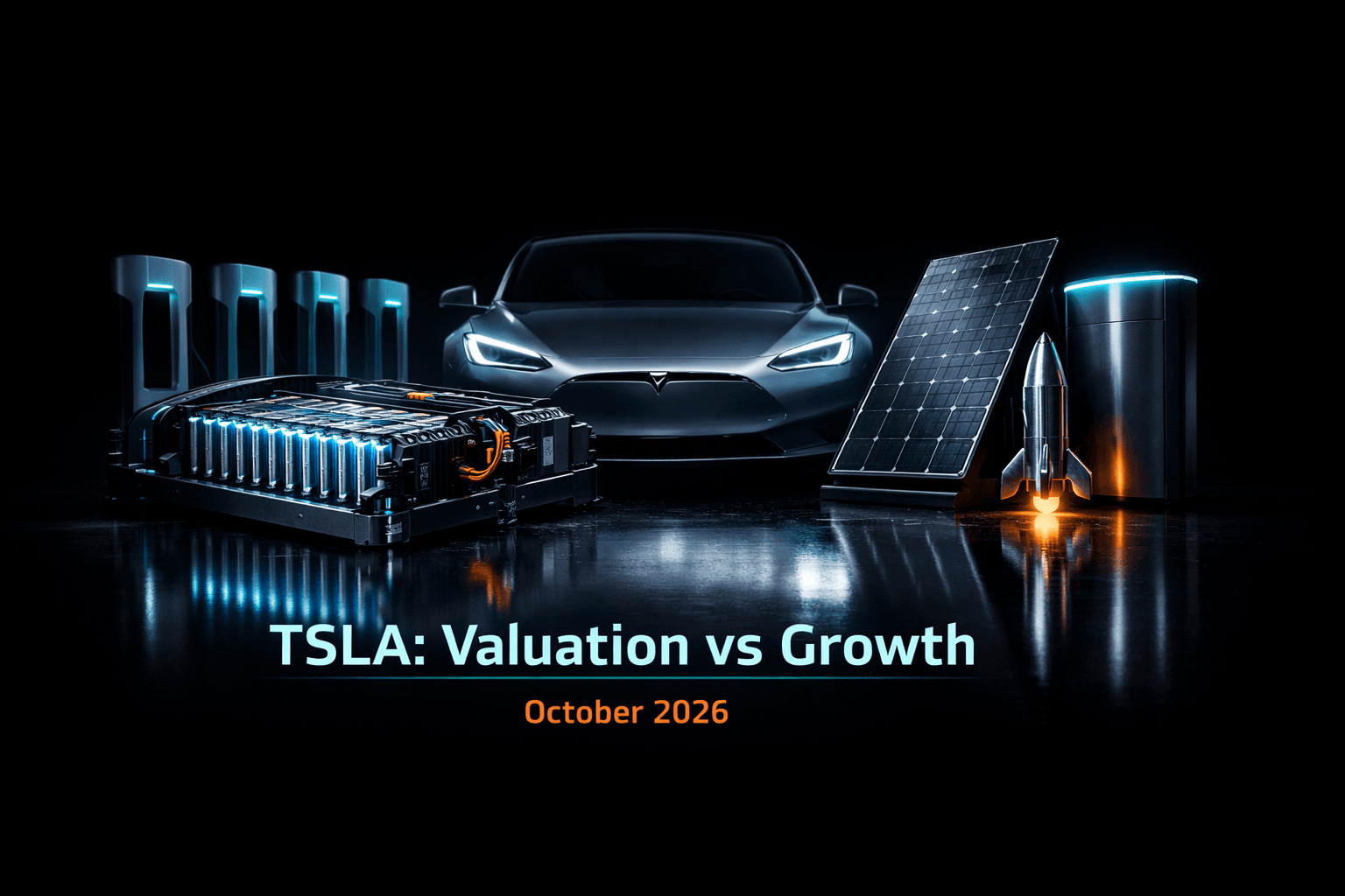 TSLA: Valuation vs Growth — October 2026