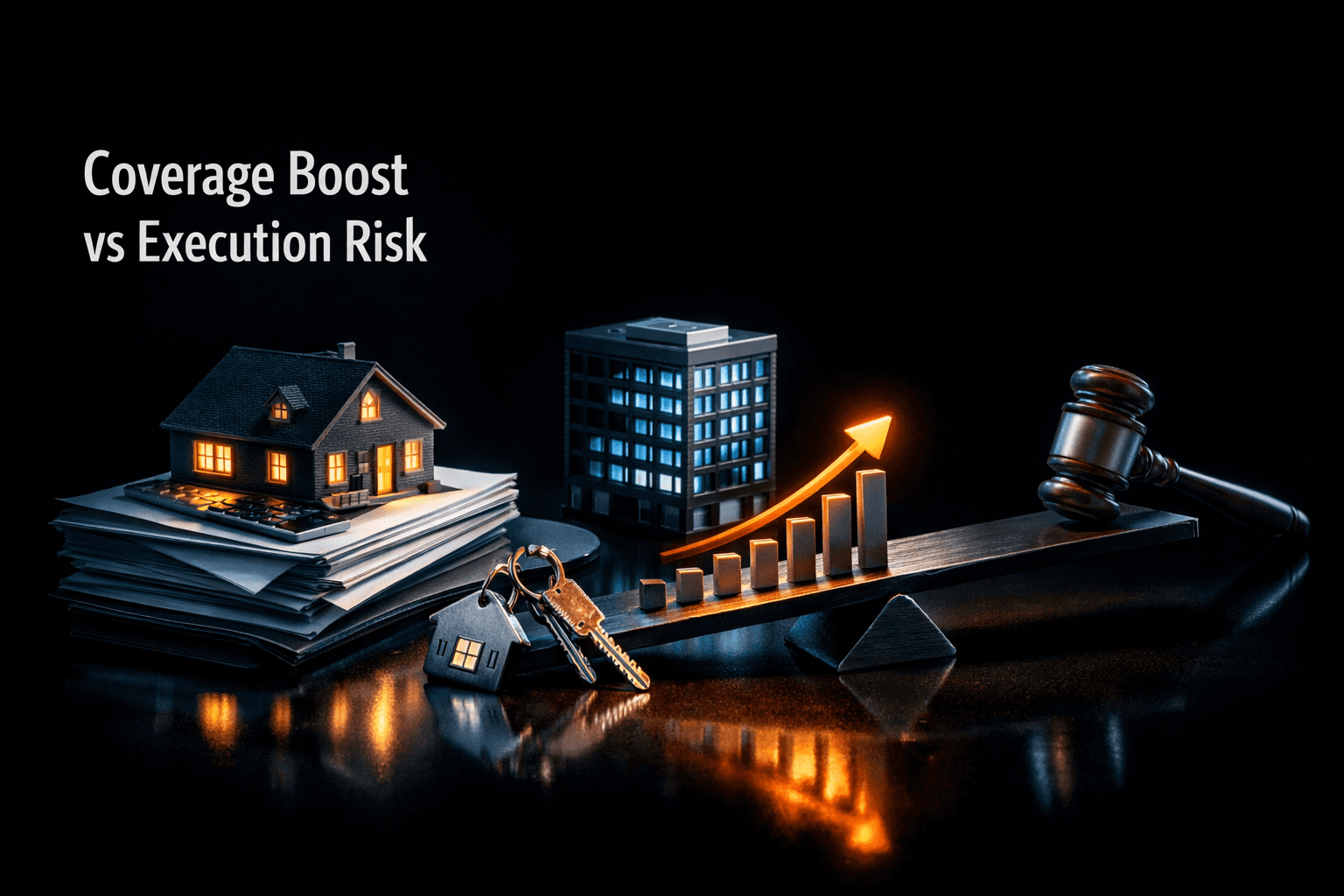 UWMC: Coverage Boost vs Execution Risk